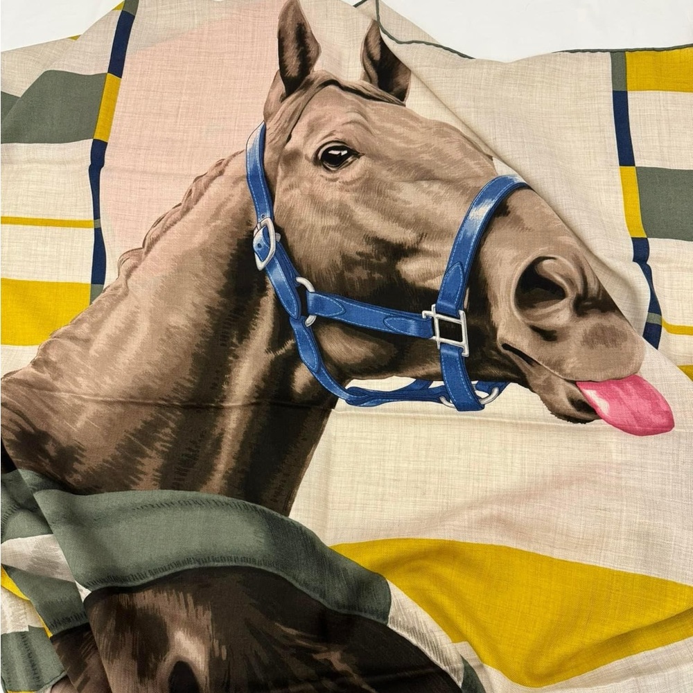 Hermes Recabar De Rire Scarf